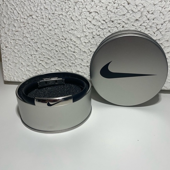 Unisex Nike Sport Silicone Wristbands Bracelet Stainless Steel Clasp Wit… - Picture 6 of 16